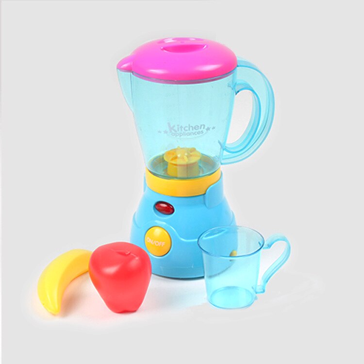 Simulation Appliances Kitchen Mini Blender Toaster Mixer With Led Pretend Play Toy Children Play House Baby Girls Kids Toys: A04