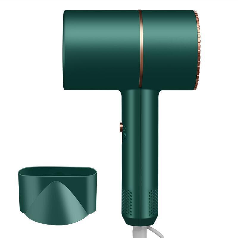 Hair Dryer Household Hair Dryer Heating and Cooling Air Hair Dryer Household Appliances High Power Hair Dryer: green / EU