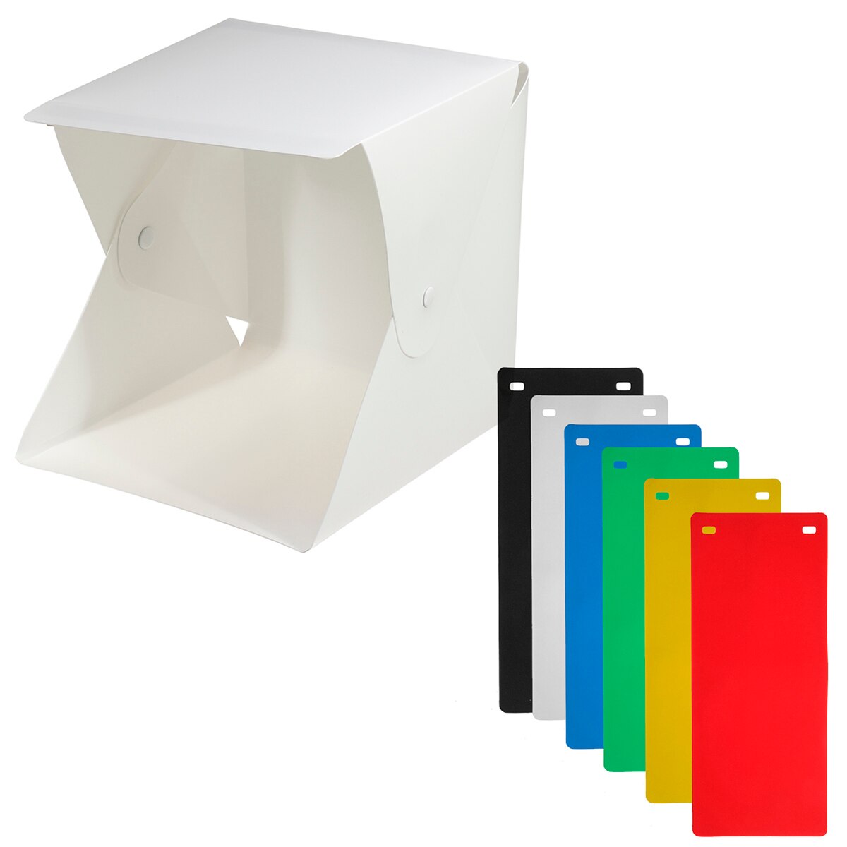 20cm 40 Led Mini Studio de photographie Lightbox Softbox pliant Portable Photo Studio boîte de tir tente Photo fond boîte Kit