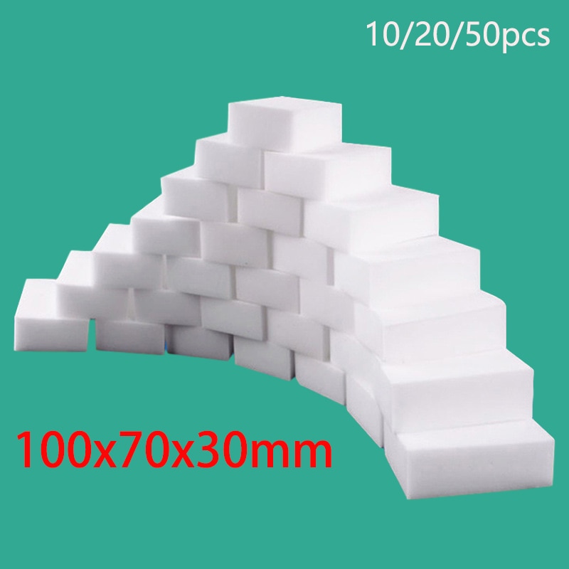 Esponja de melamina para limpieza de cocina, limpiador mágico para cocina, baño y oficina, 10x7x3cm