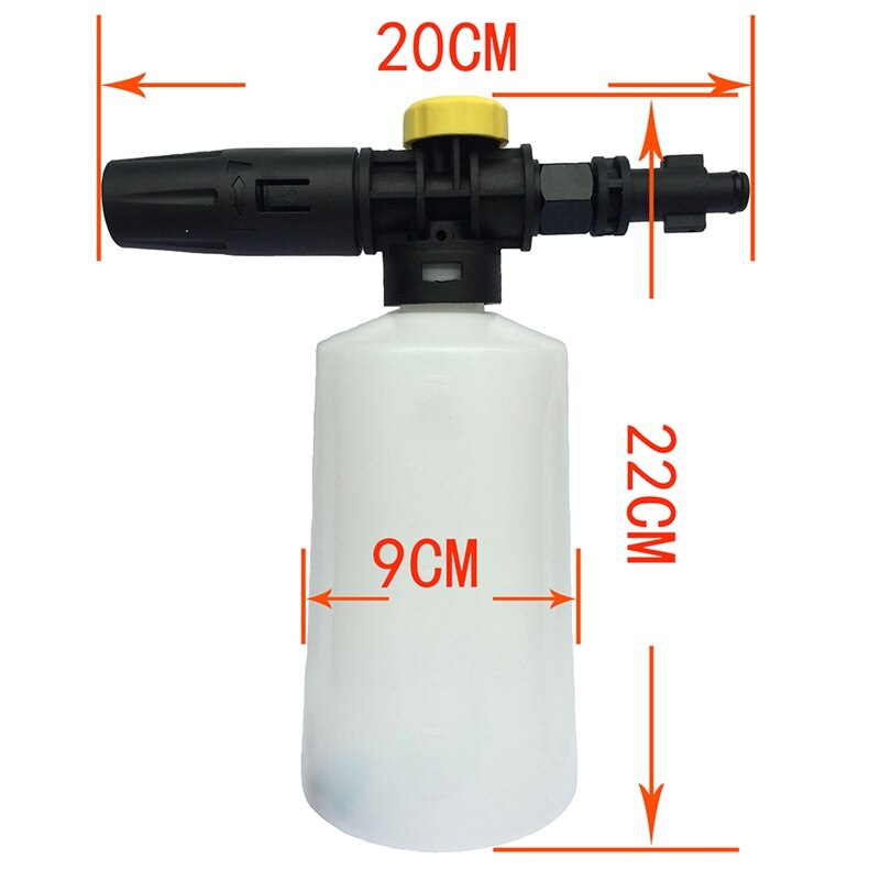 High Pressure Auto Car Washer Snow Foam Lance Cannon Foam Generator for Series 750ML