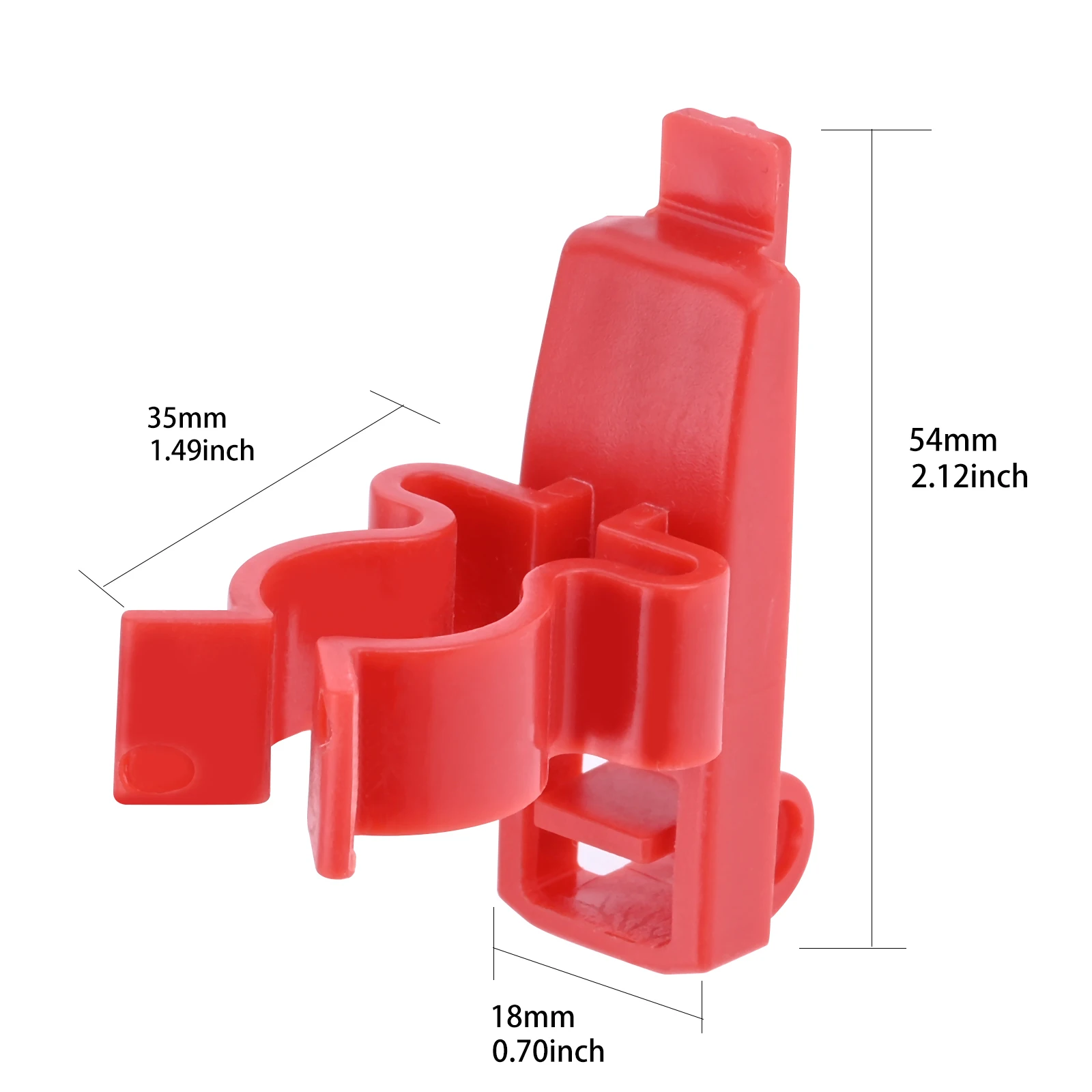 5 teile/satz rote abs Loch brett Haken Display Armaturen Schraubens chl üssel Doppel enden Kleiderbügel Wand montage Werkzeuge Lagerung Garage Werkstatt Garten: Dark Khaki