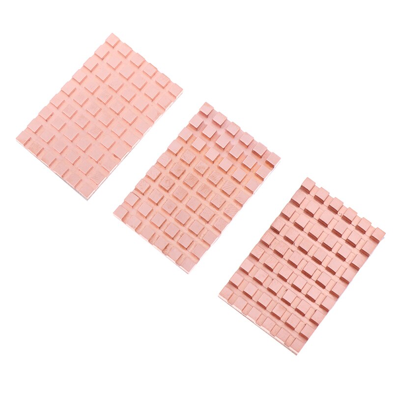 Copper Heatsink Thermally Conductive Adhesive for mSATA NGFF 5030 msata3.0 Solid State Disk SSD Radiator Cooler