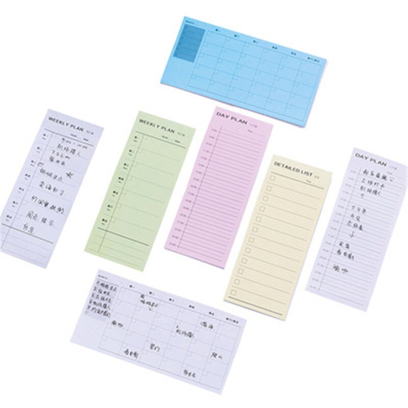Cuaderno Kawaii portátil Agenda A6 diario semanal mensual planificador Colegio suministros organizador estacionario horario