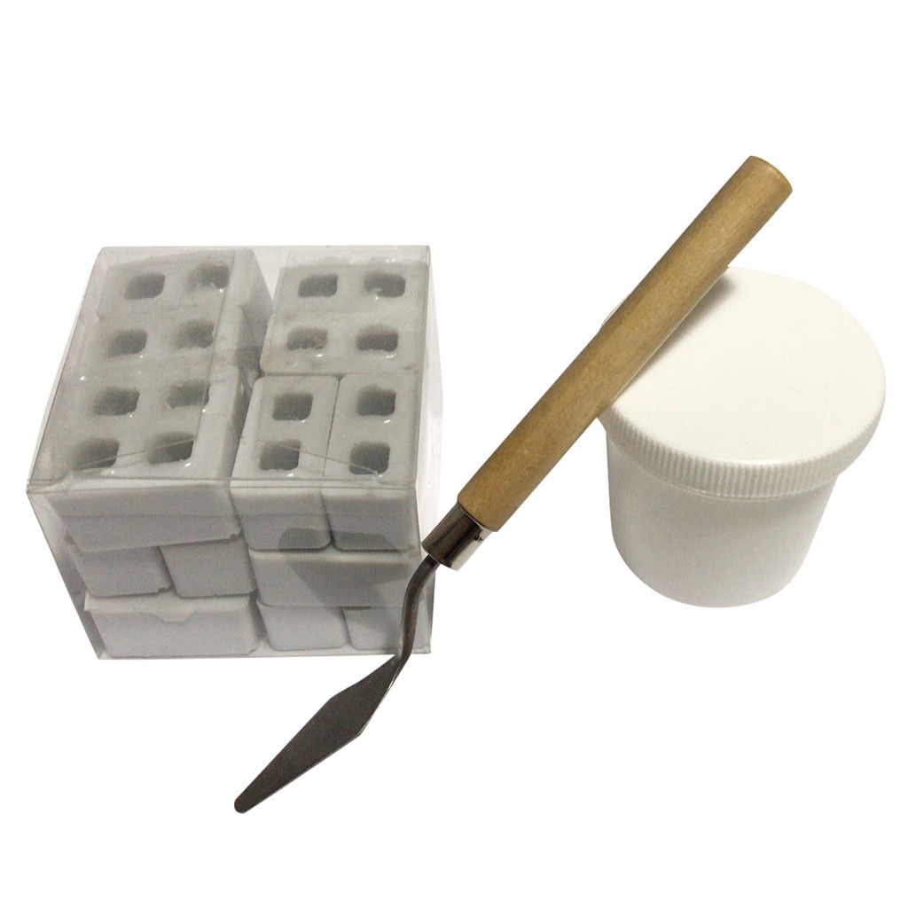 Kids Toys Miniature Pretend Mini Toy shovel Let You Build Your Own Tiny Wall Mini Bricks#p3