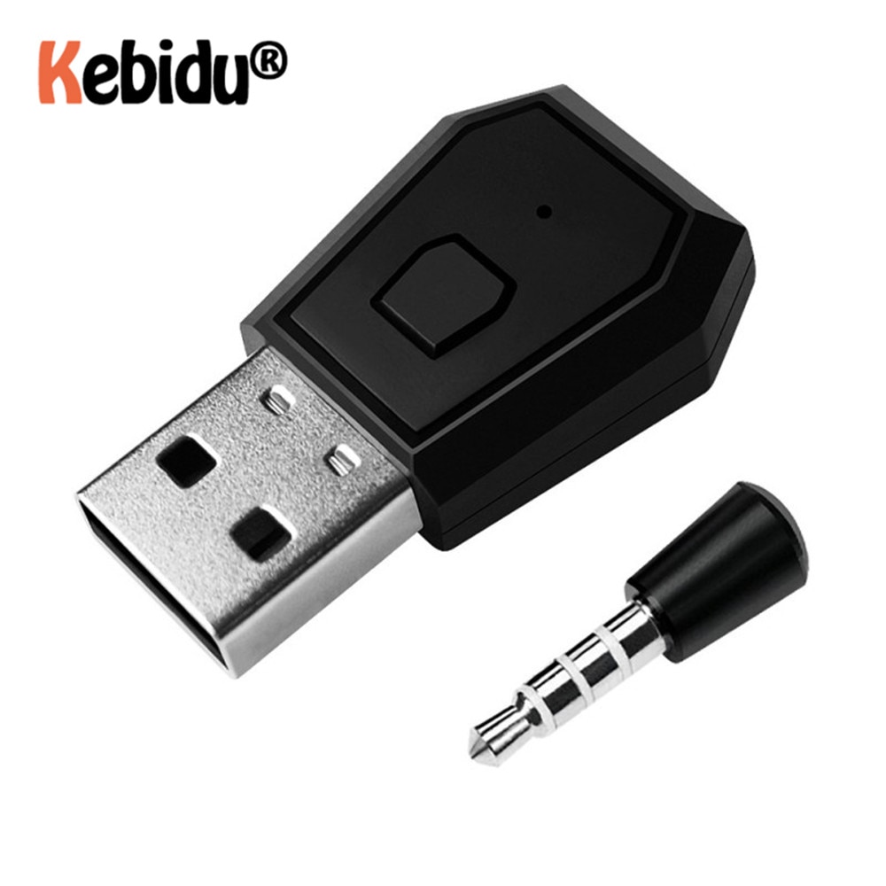 Kebidumei Mini PS4 Bluetooth 4.0 Headset Adapter Usb Draadloze Adapter Ontvanger Voor Stabiele Prestaties Van Bluetooth Headsets
