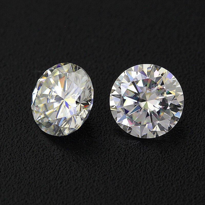 Geoki Doorgegeven Diamond Test 1 Ct Gh Kleur Moissanite Ronde Perfect Cut 6.5Mm Losse Moissanite Stone Engagement Sieraden Maken