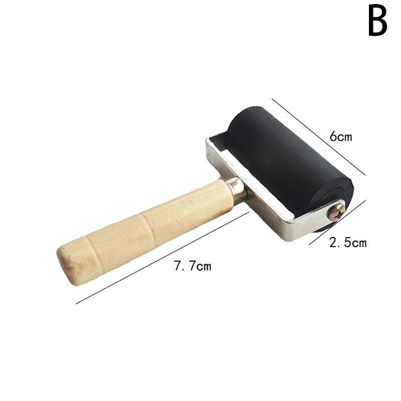 Rubber Roller Brayer Ink Painting Printmaking Roller Art Craft Projects Ink Stamping Tool Paint Roller: MULTI