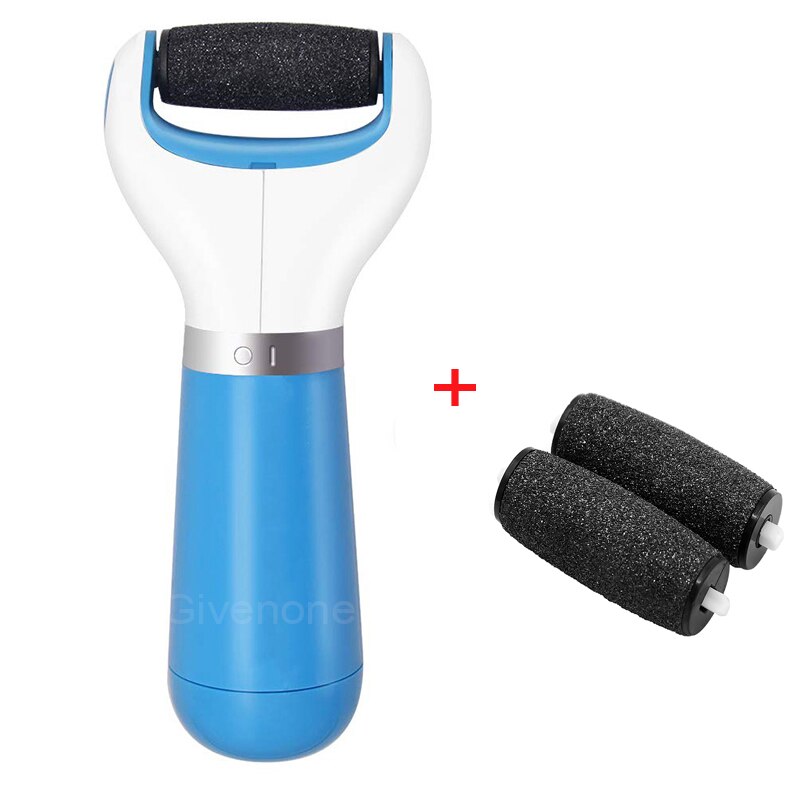 Draagbare Elektrische Voet Bestand Usb Pedicure Machine Voet Reparatie Machine Harde Droge Dode Cuticula Huid Remover Thuis Voet Care Tool: Blue Battery models