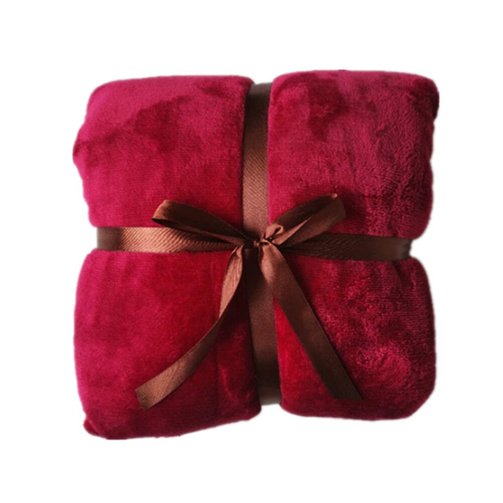 Zima Sherpa koc ciepły 1 pc miękki pled koc szata polarny poręczny z kapturem produkty gospodarstwa domowego ponadgabarytowe ciepłe bluzy: Czerwony