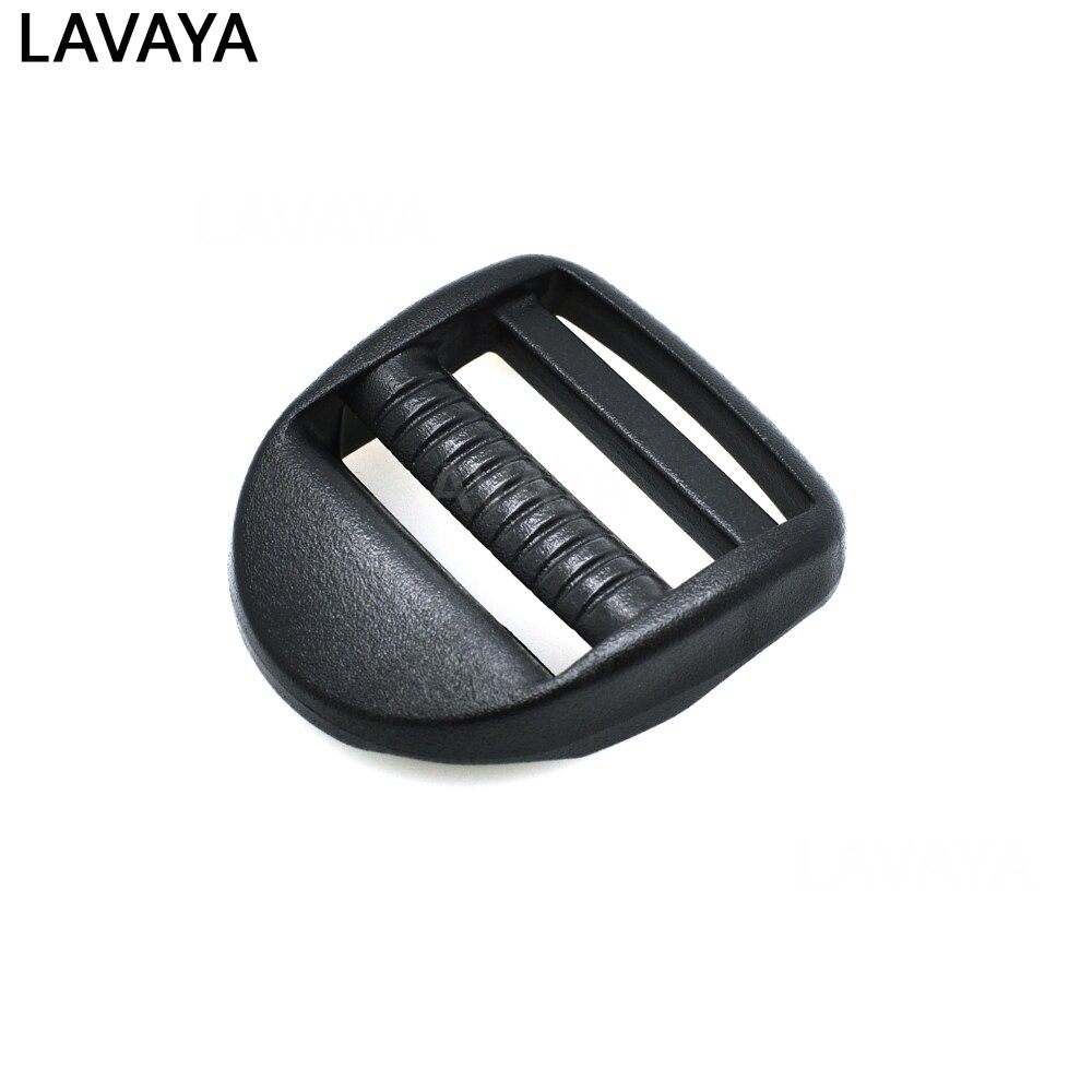 2 pz Scaletta di Plastica di Blocco Tri-Scivola Cursore Regolabile Fibbie per Zaini Cinghie di scarpe Borsa Gatto Collare di canna di DIY accessori