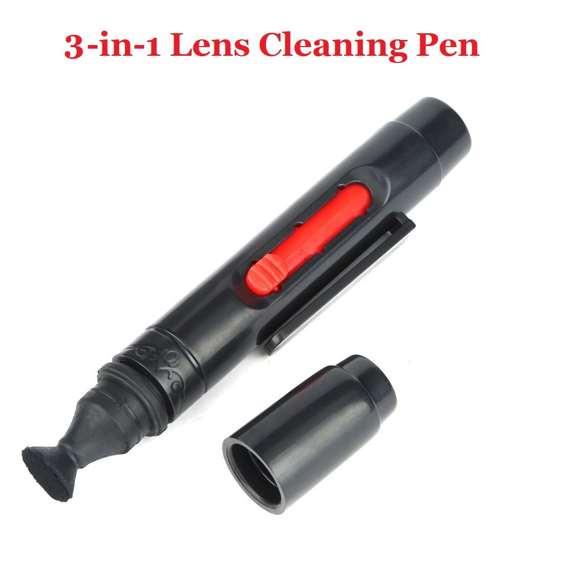 3-In-1 Lens Cleaning Pen Dust Cleaner Voor Dslr Vcr Dc Camera Lenzen Filters Cleaning Intrekbare Borstel in Voorraad
