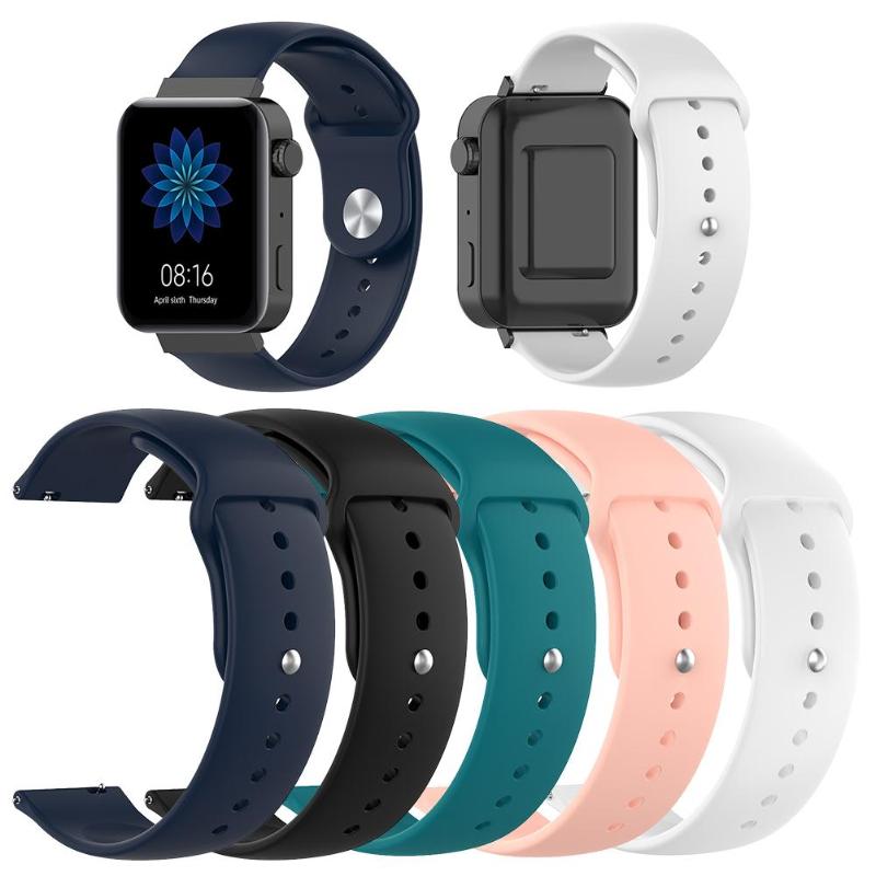 18mm Horloge Band Siliconen Armband Voor Xiaomi bandjes Armband Vervanging voor Xiaomi Horloge