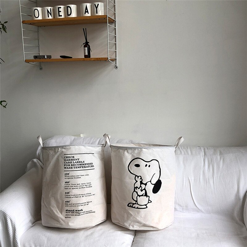 Folding Storage Bucket Laundry Basket Bag