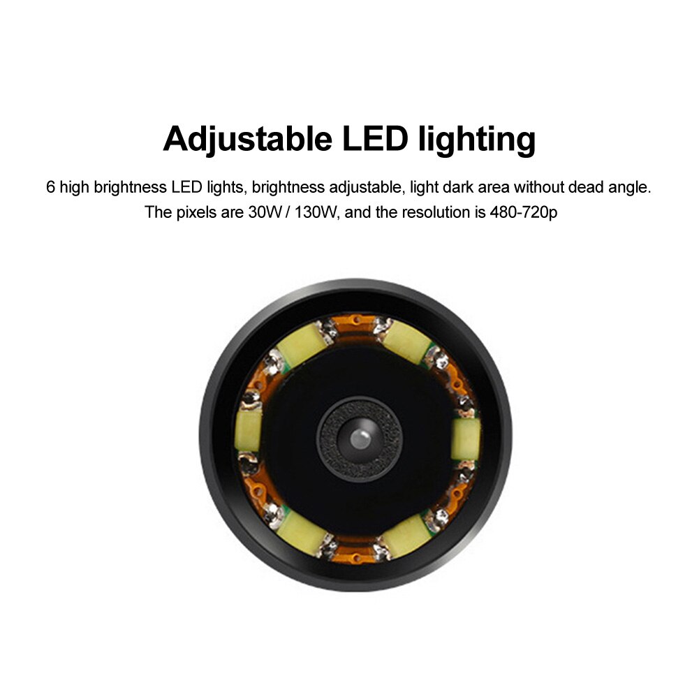 8mm Smartphone Tragbare flexibel Endoskop Mit 6LED Multifunktionale kabellos HD Wasserdichte Hause WIFI Endoskop Schlange Kamera