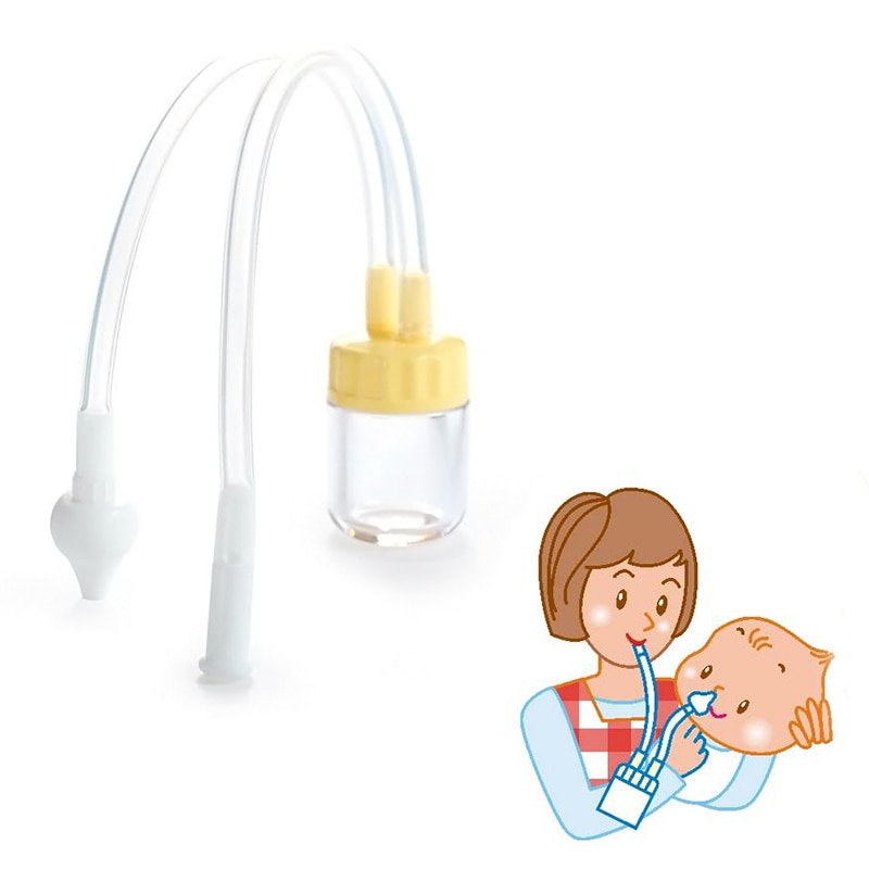 1Pc Newborn Baby Safety Adjustable Nose Cleaner Vacuum Suction Nasal Aspirator Monther Care Products #TC