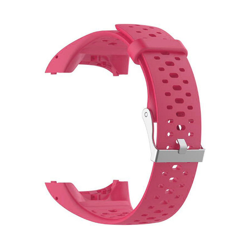 Correa de pulsera de silicona para Polar M400 M430 GPS, correa de reloj deportivo, correa de repuesto: Rosa