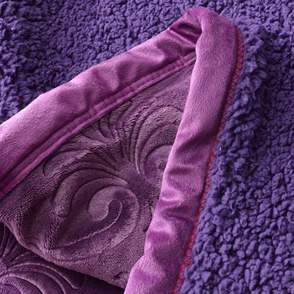 Fourrure floue corail polaire jeter couverture doux tapis hiver drap couvre-lit pour lit canapé salon lavage mécanique
