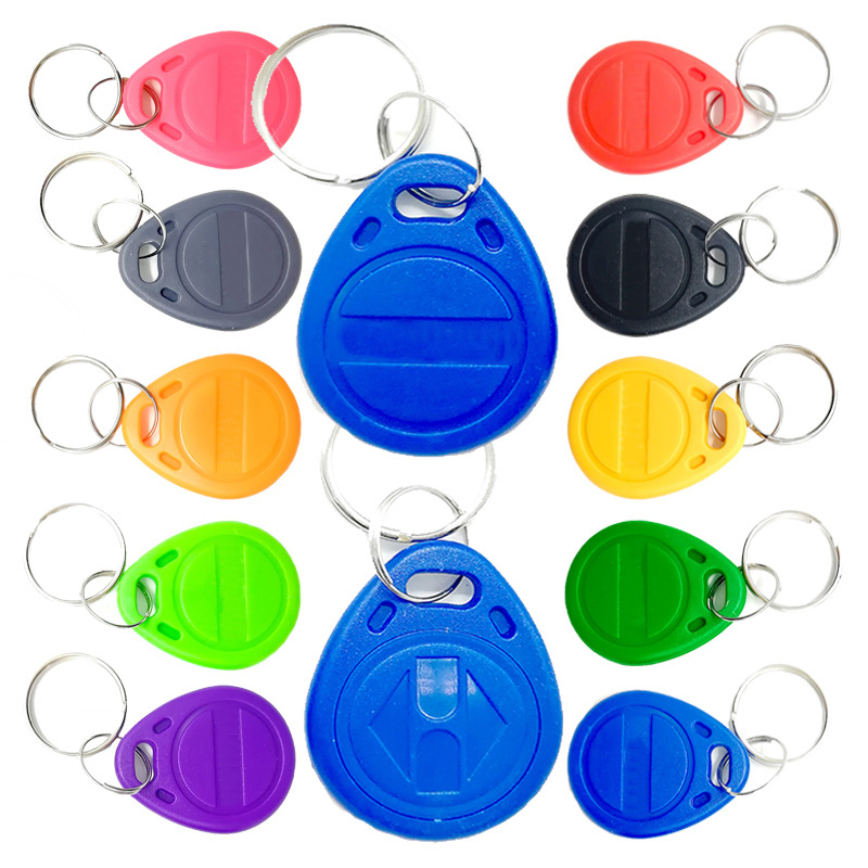 50 Uds T5577 regrabable 125KHz RFID llavero EM4305 copia grabable reescritura etiqueta RFID duplicada ficha de proximidad Keyfobs puede copiar tarjeta