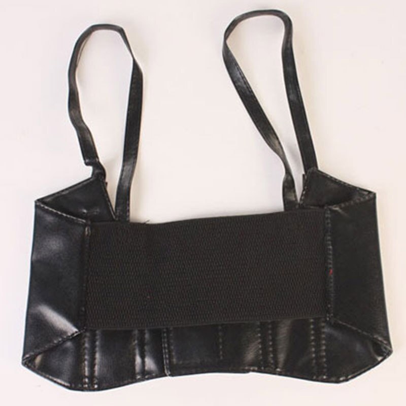 Dames korset vest steampunk harnas stretch vest brede cincher met gesp brede riem kleding accessoires