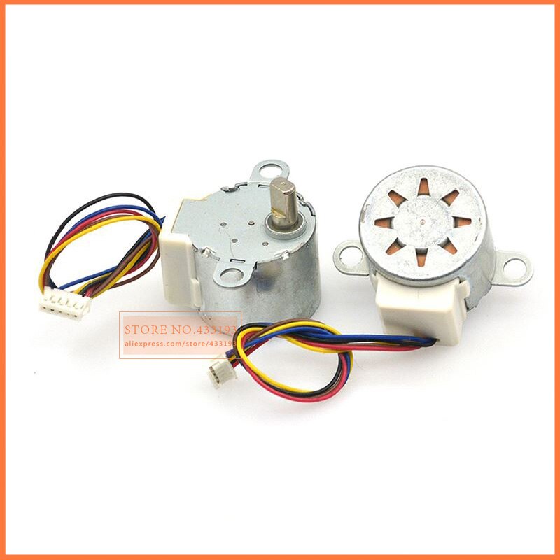 5pcs Brand ULN2003 24BYJ-48 5V Reduction Step Motor Gear Stepper Motor 4 Phase Step Motor for arduino 5pcs Motor
