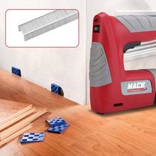 Portable Stapler Rechargeable Lithium Battery Cordless Electric Nail Gun Portable Straight/Square Staple Gun Woodworking Tools