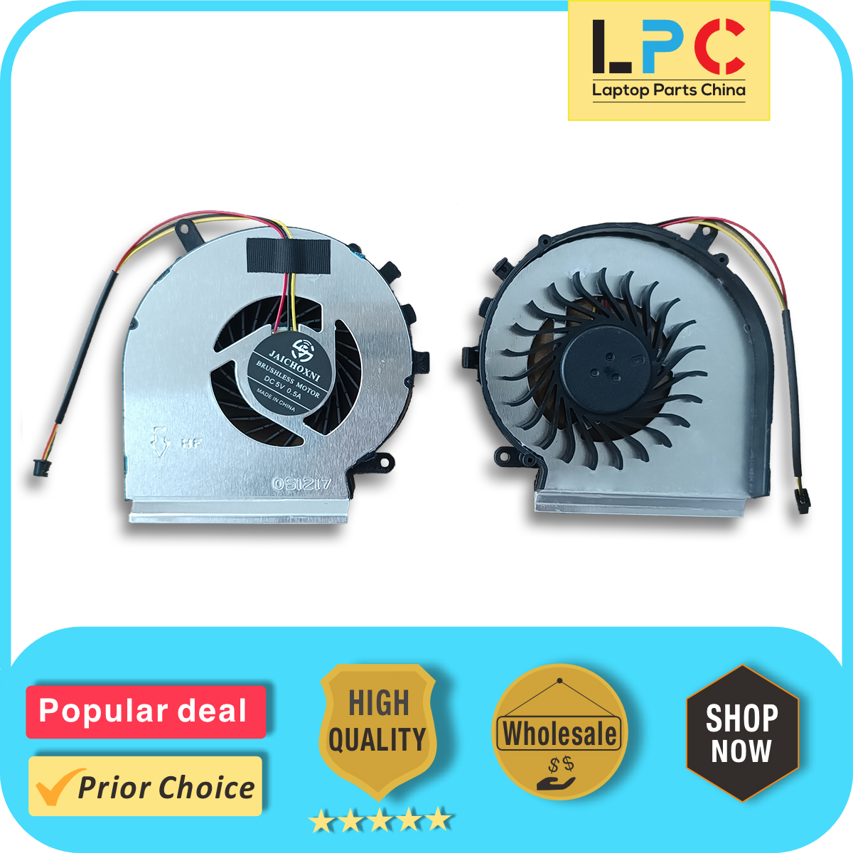Ventilateur de refroidissement CPU pour MSI GE62 GE72 GL62 GL72 GP62 GP72 PE60 PE70 PAAD06015SL, radiateur de remplacement pour ordinateur portable, dissipateur de chaleur