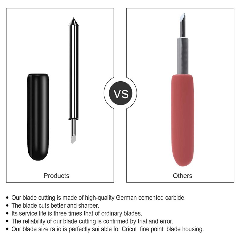 20Pcs Cutting Blades for Cricut Explore Air/Air 2/Maker Expression Fine Point Blades Consist for Cricut Cutting Machines