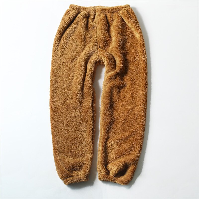 ¡Novedad de invierno! Pantalones de franela para mujer, pantalones de dormir gruesos y cálidos, pantalones de pijama para mujer, pantalones cómodos, pantalones holgados para parejas, pantalones casua
