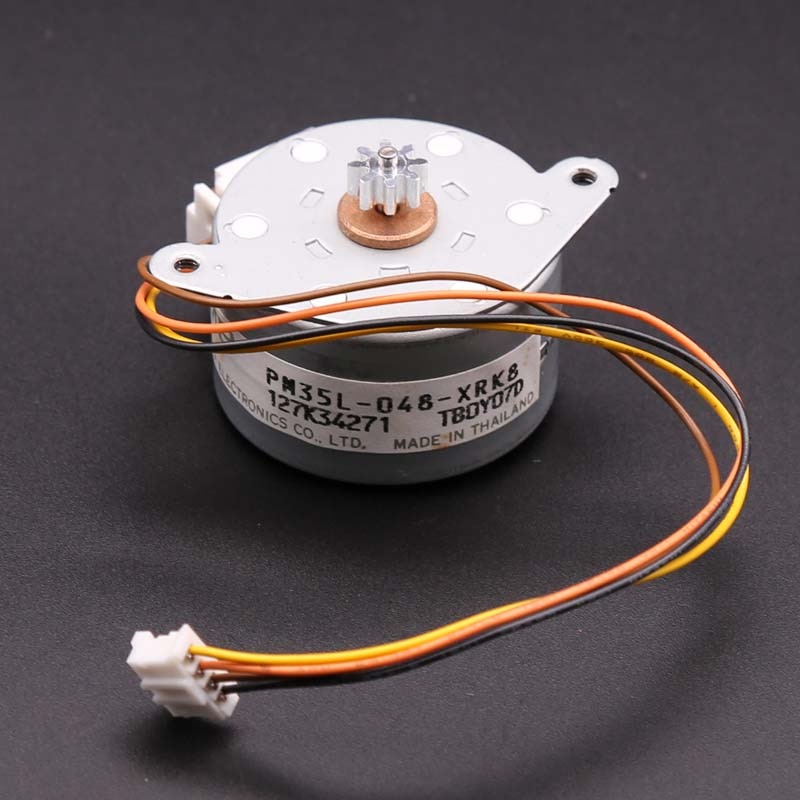 35mm NMB Stepper Motor 2-Phase 4-Wire Step Angle: 7.5 Degree Micro Stepping Motor with Metal Gear Shaft Diameter 2mm