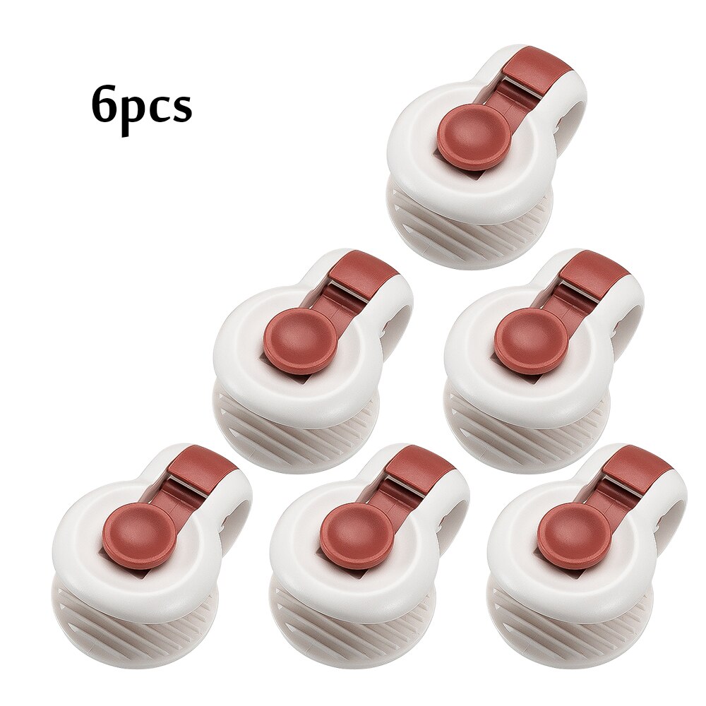6pz clip per trapunta copripiumino antiscivolo coperta di plastica clip di fissaggio clip copriletto copripiumino fissatore dispositivo anti-corsa: Rosso