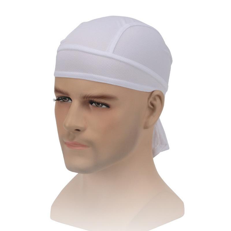 Du-rag-bufanda para la cabeza con banda de Rap para mujer, gorro con lazo a la , gorras para exteriores, pañuelos para niños, deportes, negro/blanco, M5Q1