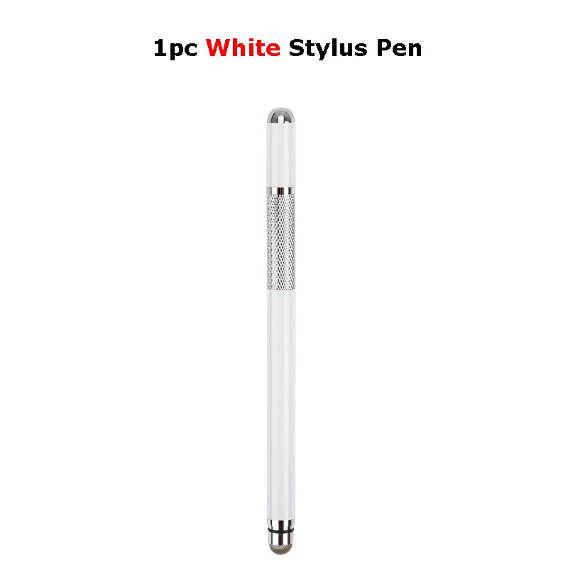 2in1 Stylus Pen For Apple Tablet Touch Pen For Capacitive Screen Drawing Pencil For Iphone Mobile Notebook Writting Caneta: White
