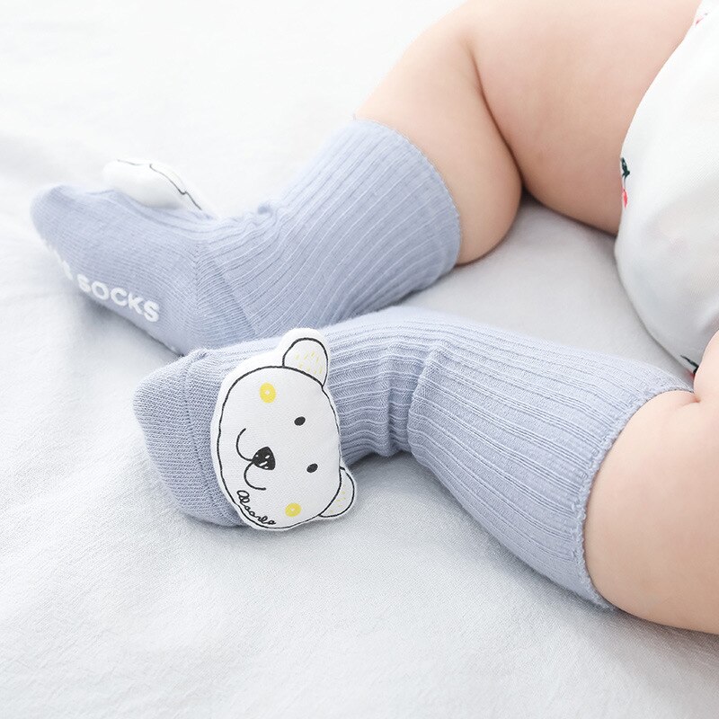 Imcute Nuovi Capretti Caldo Calzini E Calzettoni Disossate Allentato Bocca Del Bambino Tubo Calzini E Calzettoni Bambola Del Fumetto di Erogazione Non-scarpe antiscivolo Bambino Del Bambino Calzini E Calzettoni 0-3 anni