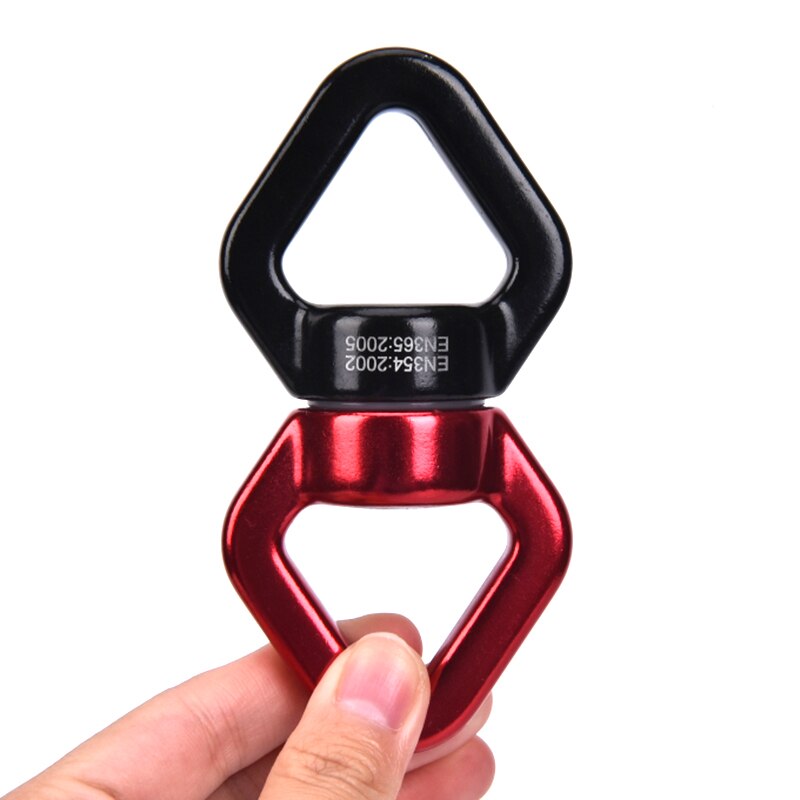 30kN Climbing Rope Swivel Connetor Rock Climbing Downhill Mountaineering Equipment Hammock Yoga Swivel Safety Rotational Device