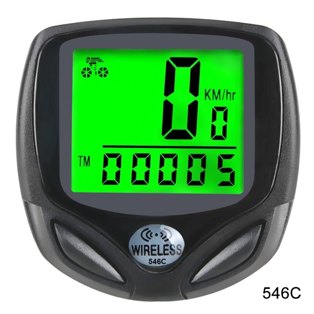 SUNDING 546C Bike Accessories Multi-Function Bike Computer Waterproof Wireless Speedometer Bicycle Main Code Monitor: Default Title