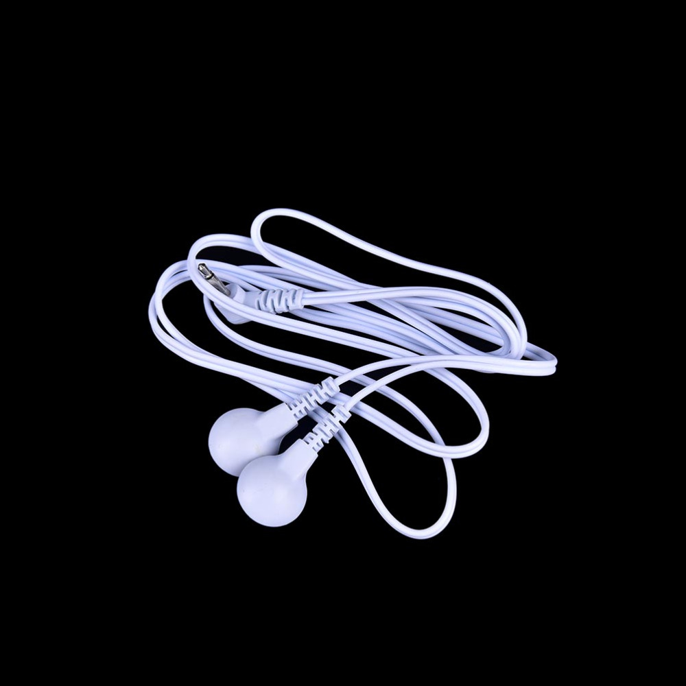2.5Mm Plug Elektrode Lood Draden Aansluiten Kabels Met 2 Knoppen Voor Digitale Tientallen Therapie Machine Massager