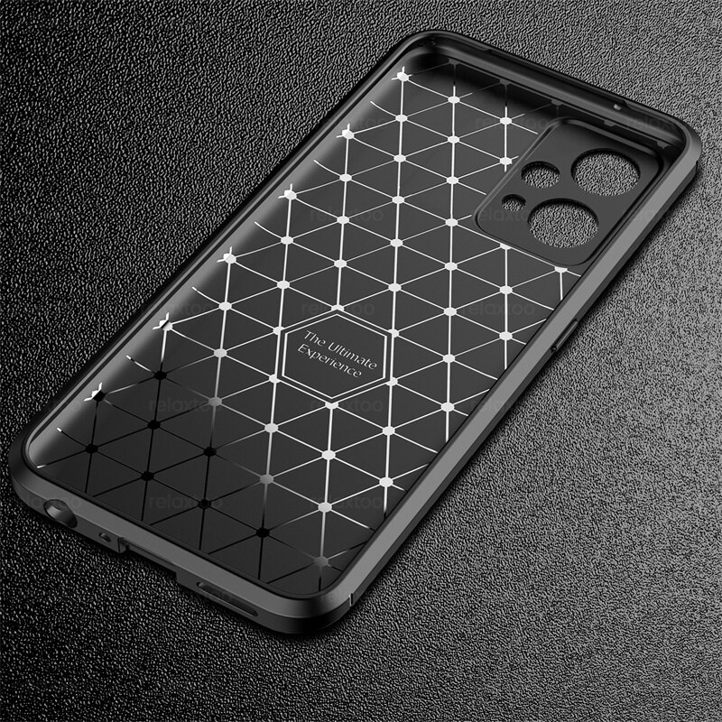 Matte Carbon Fiber Patroon Back Cover Op Realmi 9 Pro Plus Case Tpu Soft Frame Shockproof Coque Voor Realme 9 pro + 9i Realme9 Pro