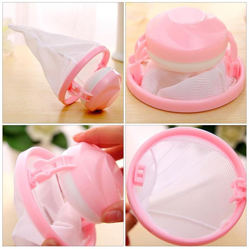 Home Floating Lint Hair Catcher Mesh Pouch Washing Machine Catcher Laundry Washing Dirt Bag Filter Floating Hair Catch Mach V8I4