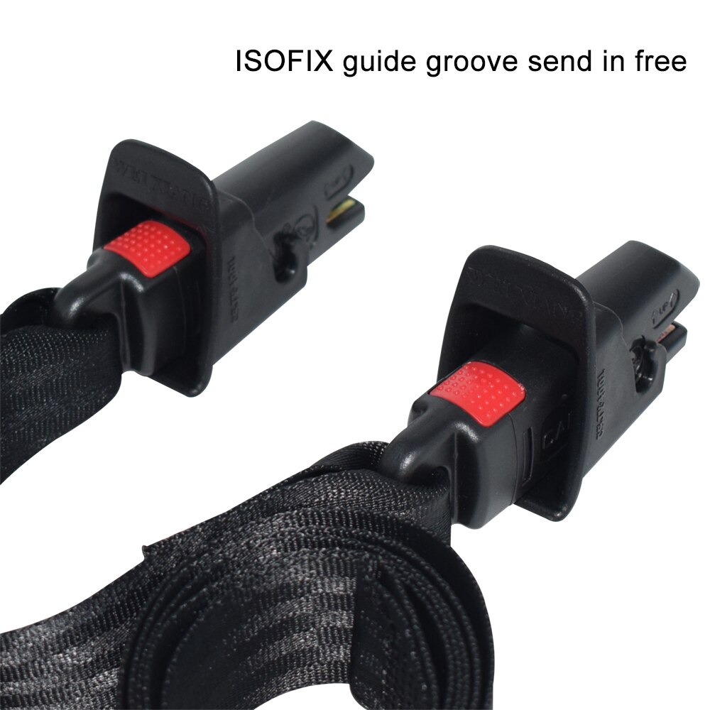 Actualizar Cinturón Conector de ENGANCHE ISOFIX Asiento de Seguridad Del Niño Cinturones de Conexión con ISOFIX Interfaz Ranuras de Guía