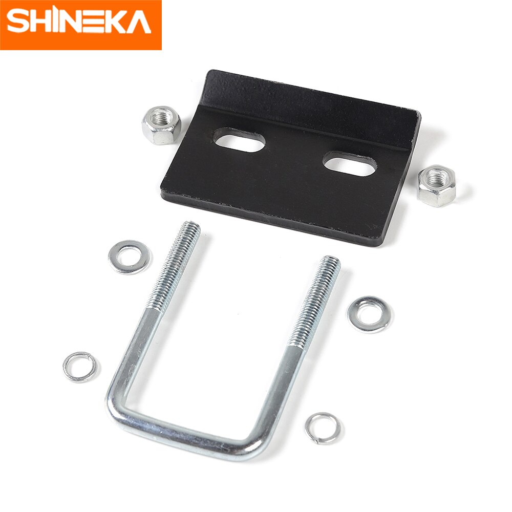 SHINEKA Car U-Bolt Heavy-Duty Anti-Rattle Stabilizer Hitch Tightener Lock Down Tow Clamp Suitable for All Hook Openings