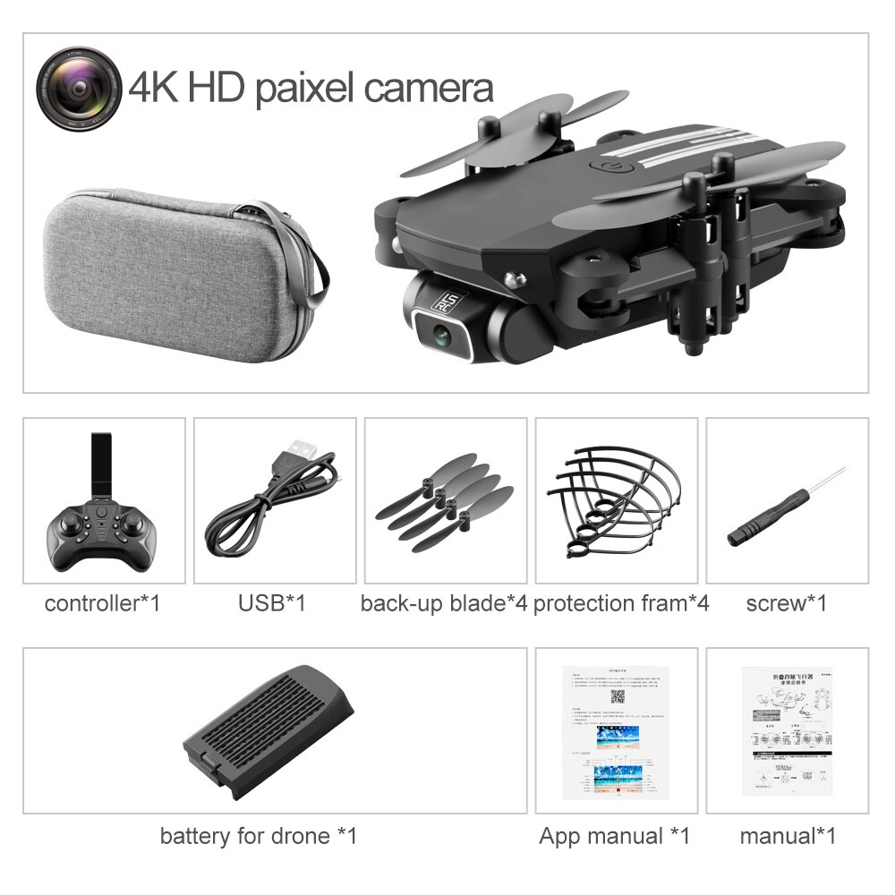 Mini Drone Per Dropshipping: 4K Black Bag