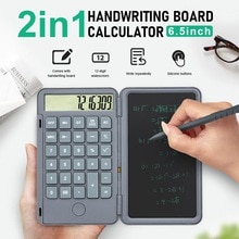 folding elektronisk kalkulator kalligrafi notisblokk doodling lcd oppladbar tegning håndskrift pads notat pute