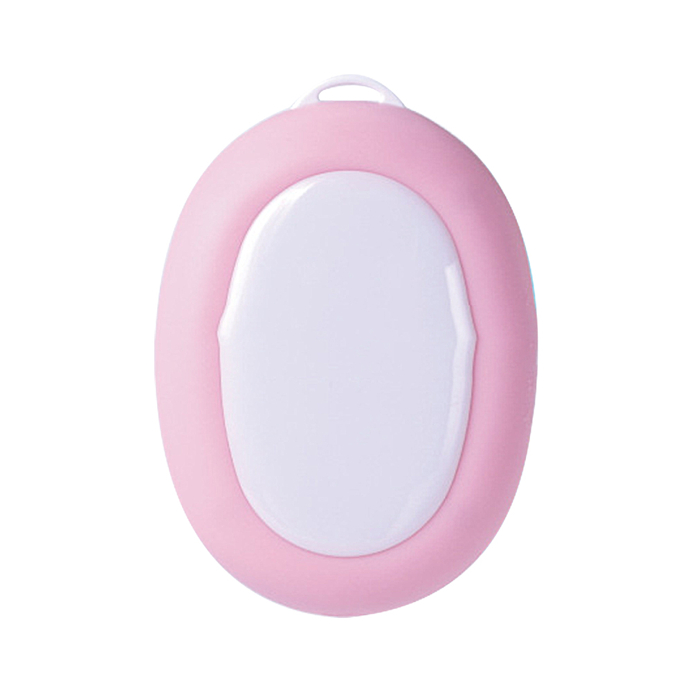 Oplaadbare Hand Warmer Usb Verwarming Power Bank Elektrische Pocket Mode Huishoudelijke Verhandelt Warming Kachel Hand Warmers: Pink silicone