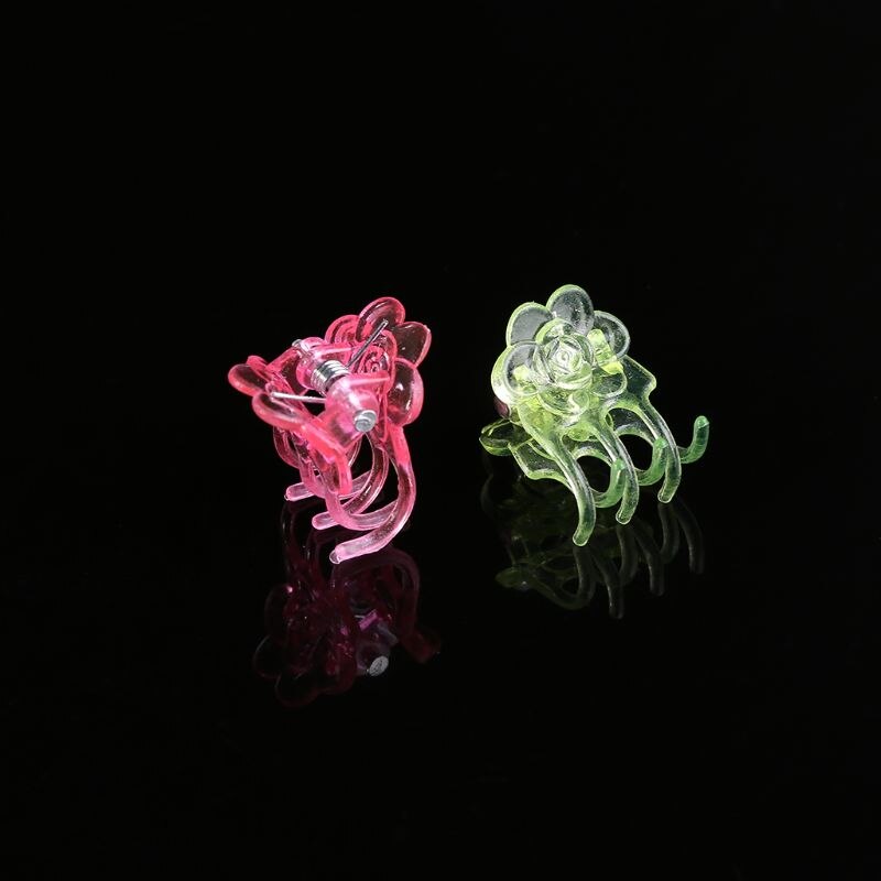 60 Stks/zak Plastic Plant Fix Clips Orchidee Clips Tuin Ondersteuning Clips Orchidee Grower Bloemen Fruit Wijnstok Ondersteuning