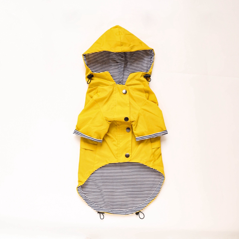 Hunde-Regenmantel, wasserdichte Jacke für Haustiere, Bulldogge, Windjacke, Pudel, Mops, Bichon, Welpenmantel, Regenbekleidung, PU, S-5XL, hochwertiger Hunderegenmantel