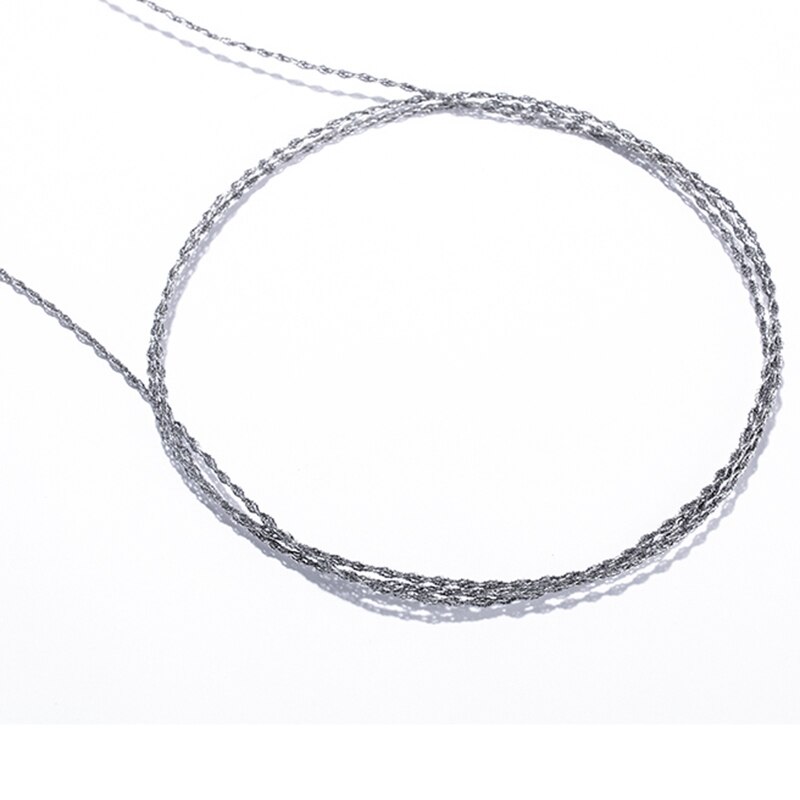 Outdoor Hand-Drawn Rope Saw 304 Stainless Steel Wire Saw Camping Life-Saving Woodworking Super Fine Hand Saw Wire 5M