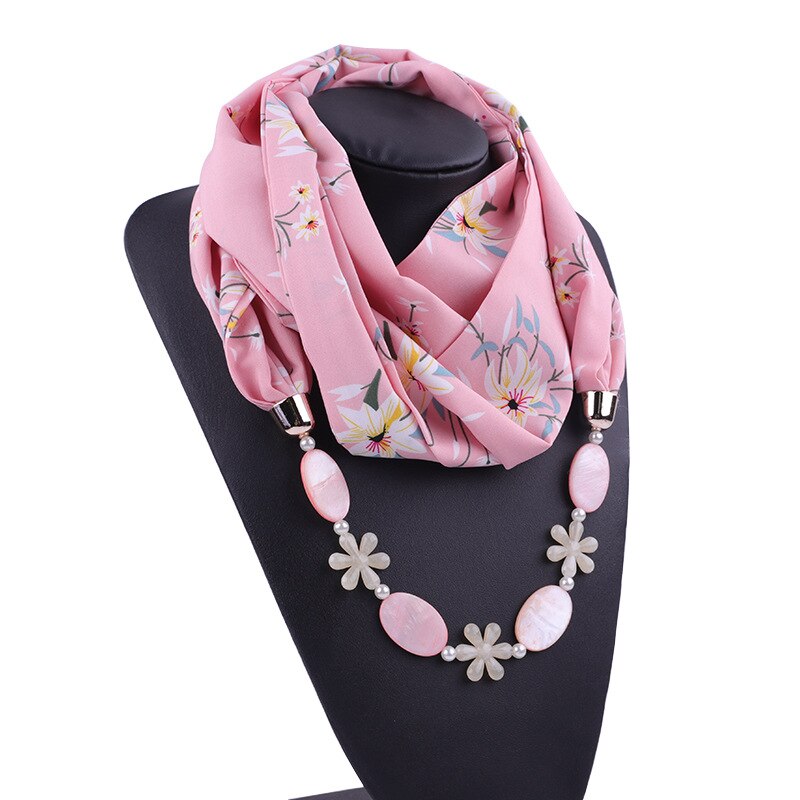 Collier Foulard bohème styel | Pendentif, collier écharpe pour femmes, style bohème, Foulard, accessoires Hijab magasins,: 9