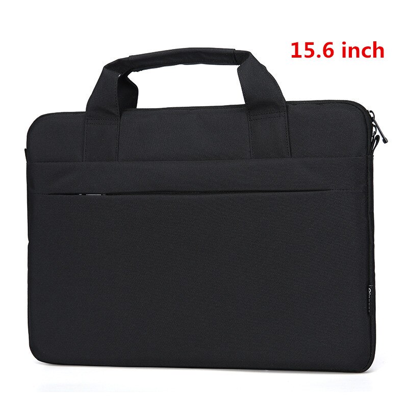 Thin Section Laptop Briefcase Men Women Portable Document Bag Travel Liner Package Ipad Phone Storage Pouch Accessories Supplies: Black 15.6inch