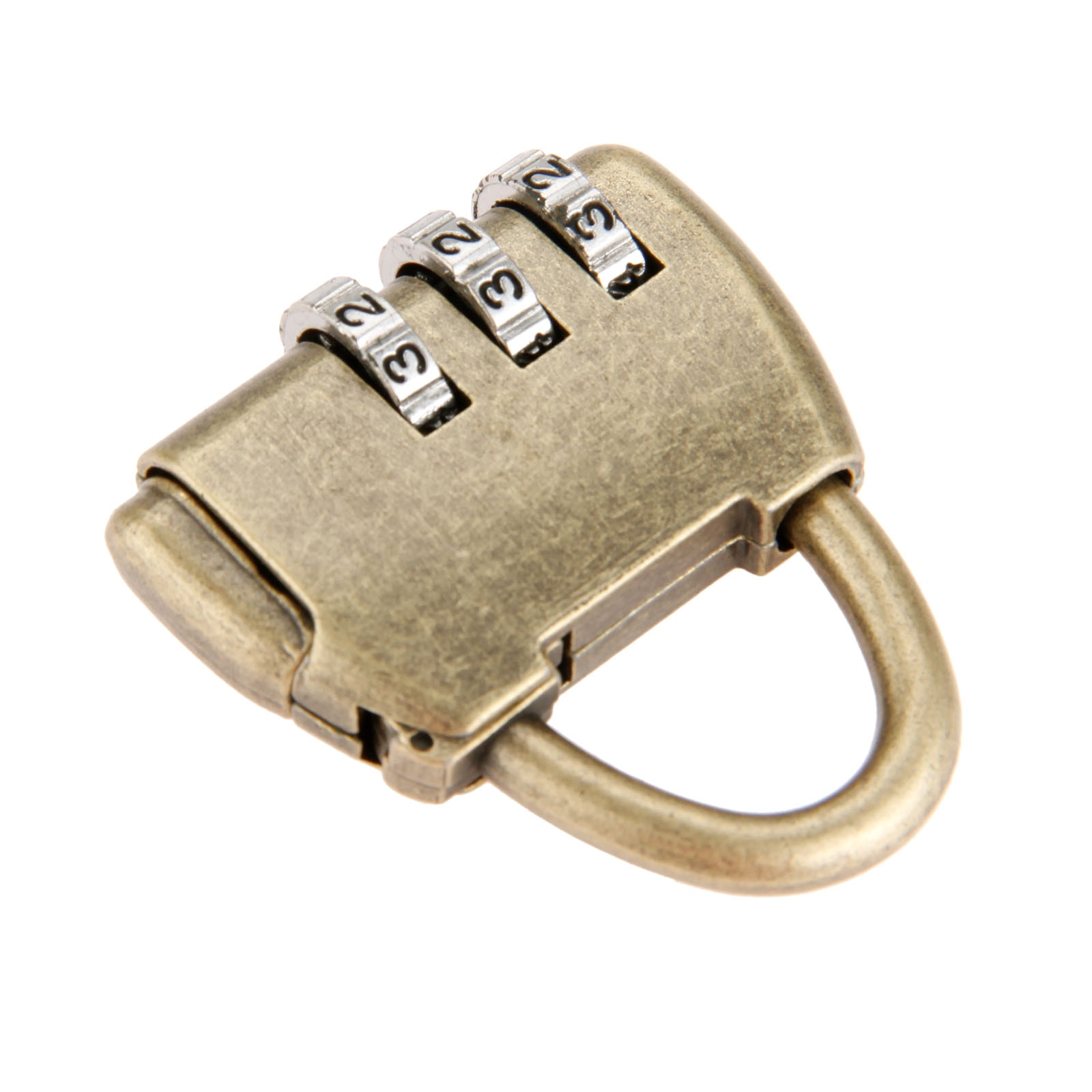 Antieke Bronzen Wachtwoord Sloten Sieraden Borst Doos Digitale Nummer Code Wachtwoord Lock Chinese Oude Hangslot Meubels Hardware 35*40mm